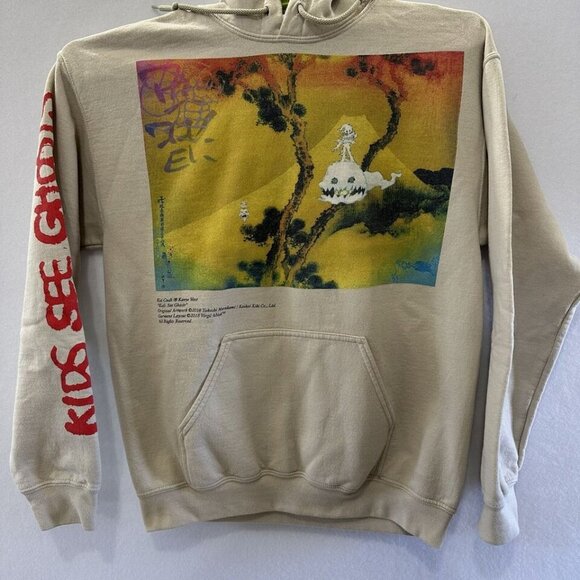 RARE Kids See Ghosts Hoodie Kanye West Kid Cudi 2018 takashi Murakami collab - Picture 12 of 14